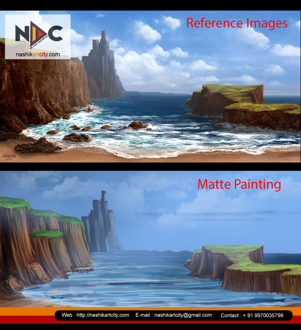 Nac Animation Instutute Pvt. Ltd. Student Digital Painting Work